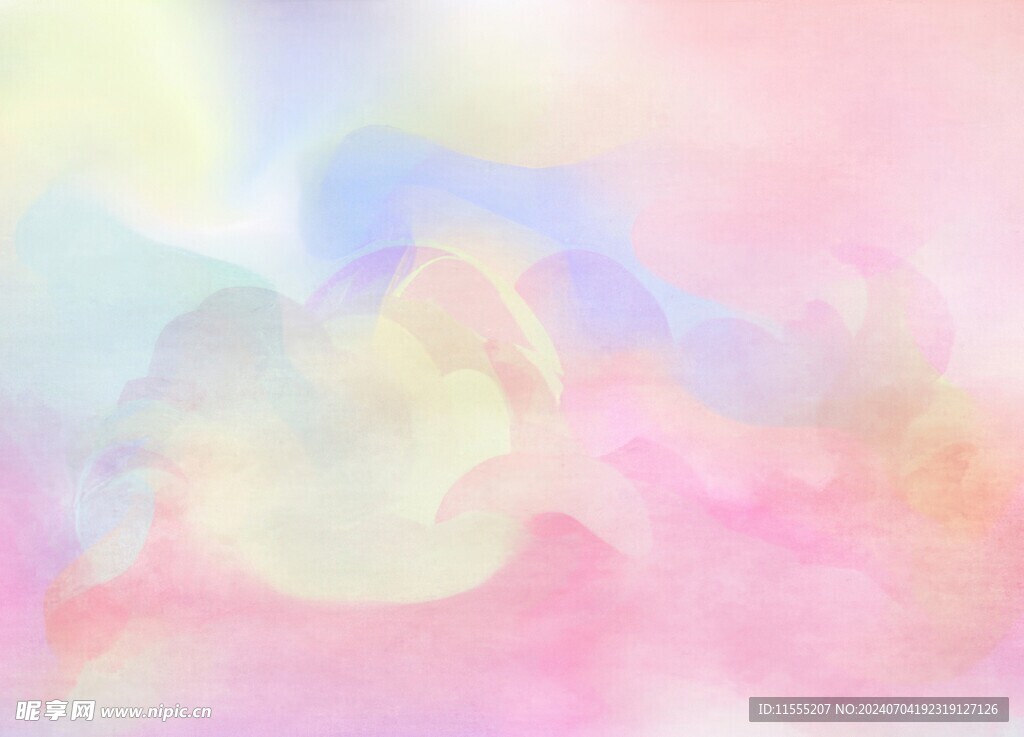 创意水彩抽象艺术画水彩晕染
