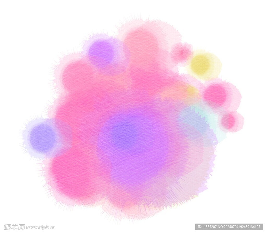 创意水彩抽象艺术画水彩晕染