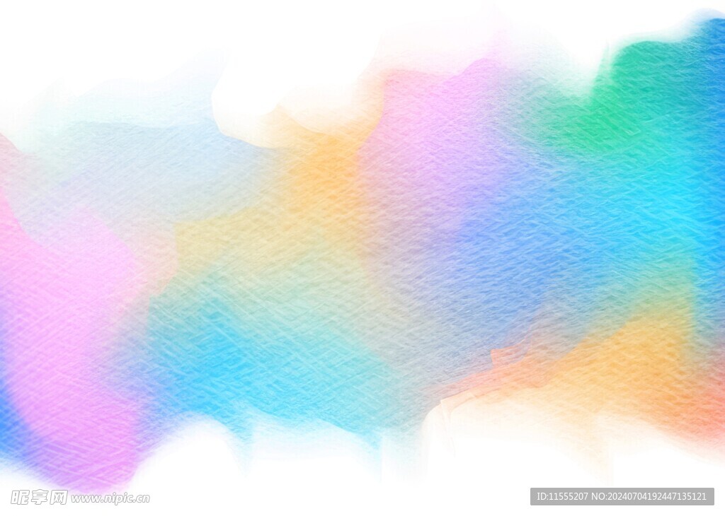 创意水彩抽象艺术画水彩晕染