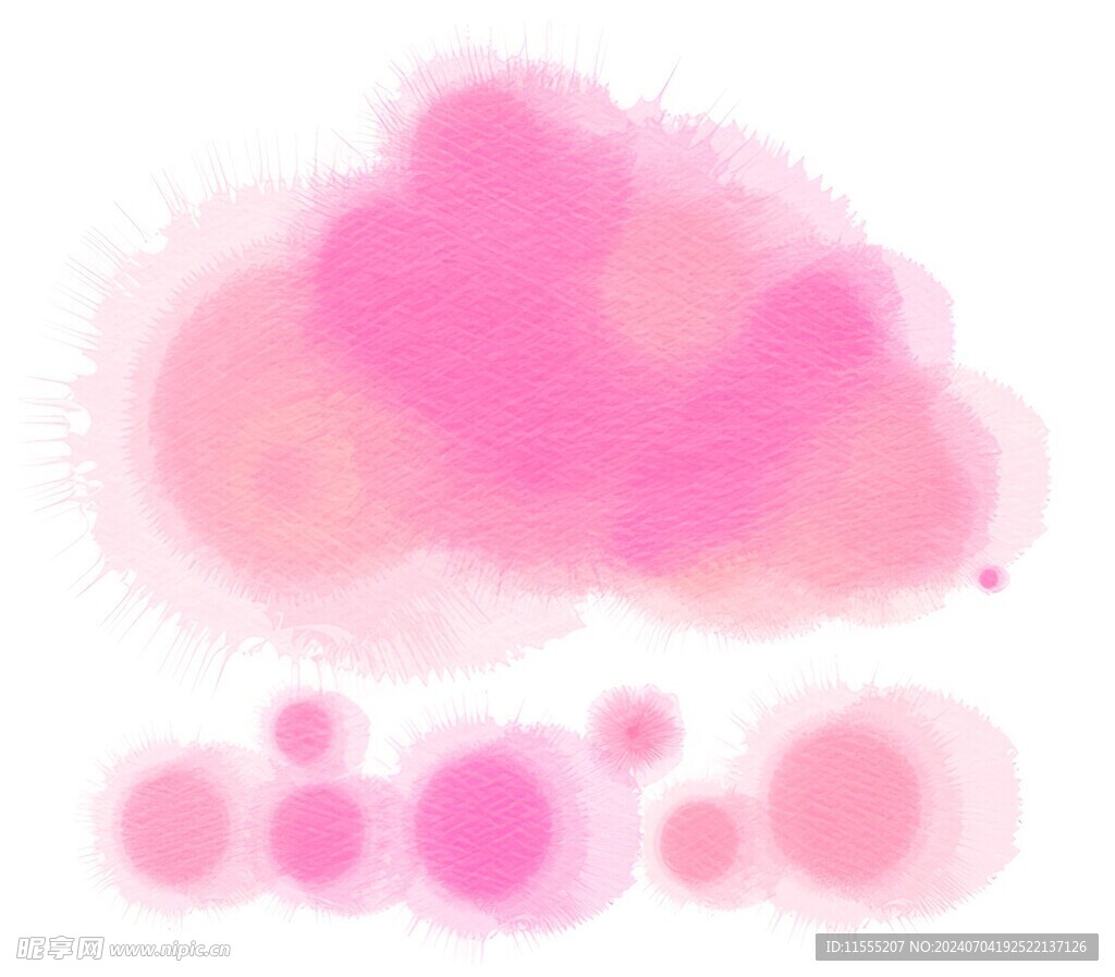创意水彩抽象艺术画水彩晕染