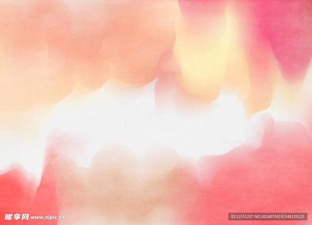创意水彩抽象艺术画水彩晕染