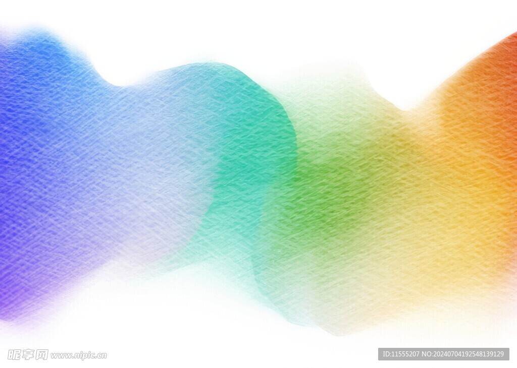 创意水彩抽象艺术画水彩晕染