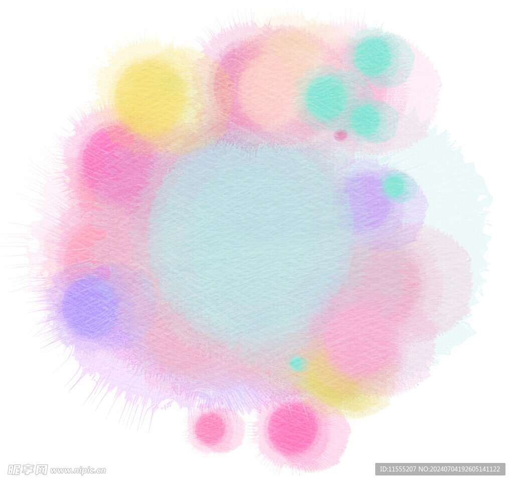 创意水彩抽象艺术画水彩晕染