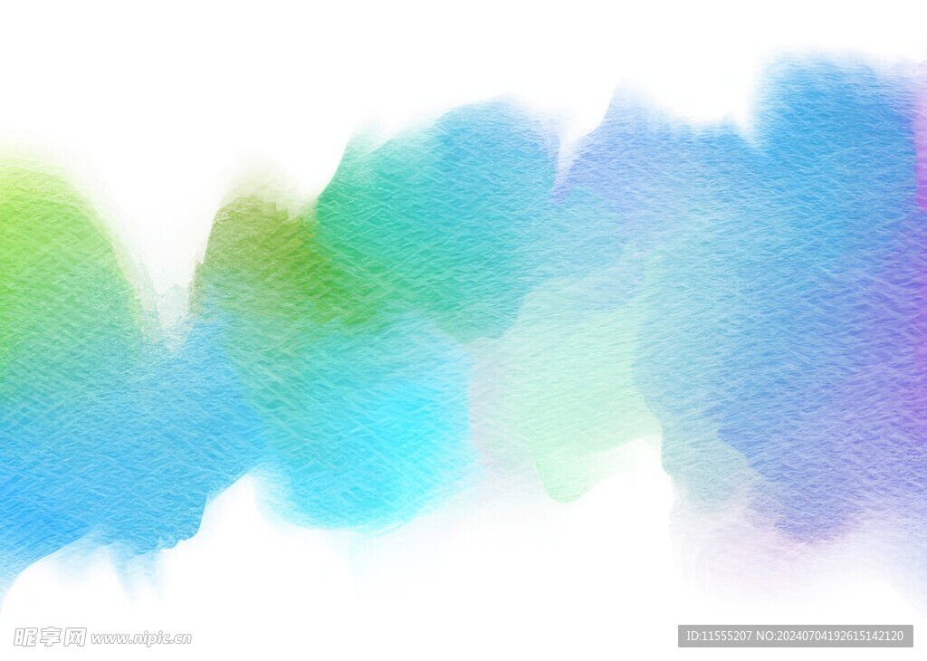 创意水彩抽象艺术画水彩晕染