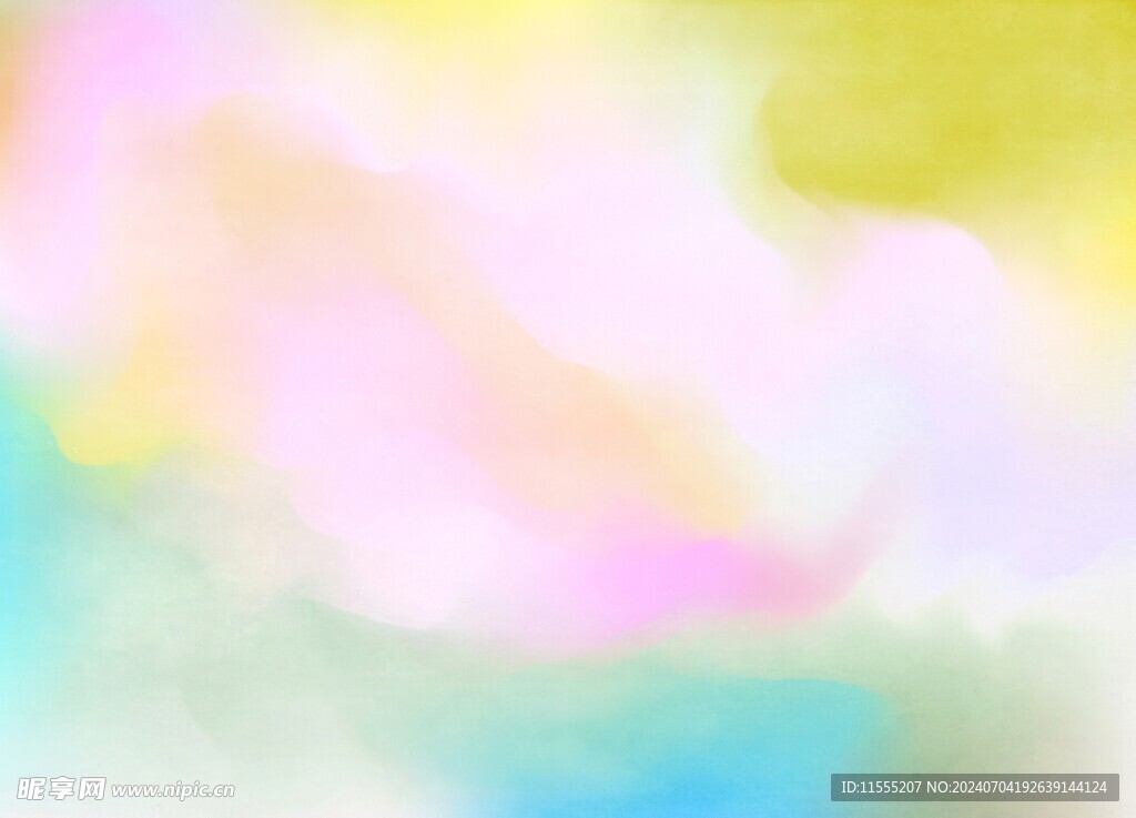 创意水彩抽象艺术画水彩晕染