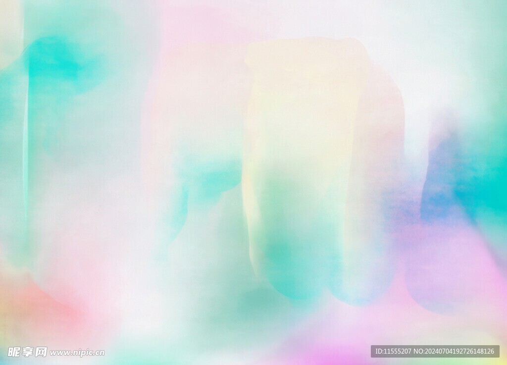 创意水彩抽象艺术画水彩晕染