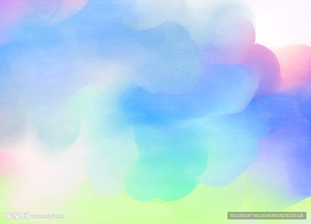 创意水彩抽象艺术画水彩晕染