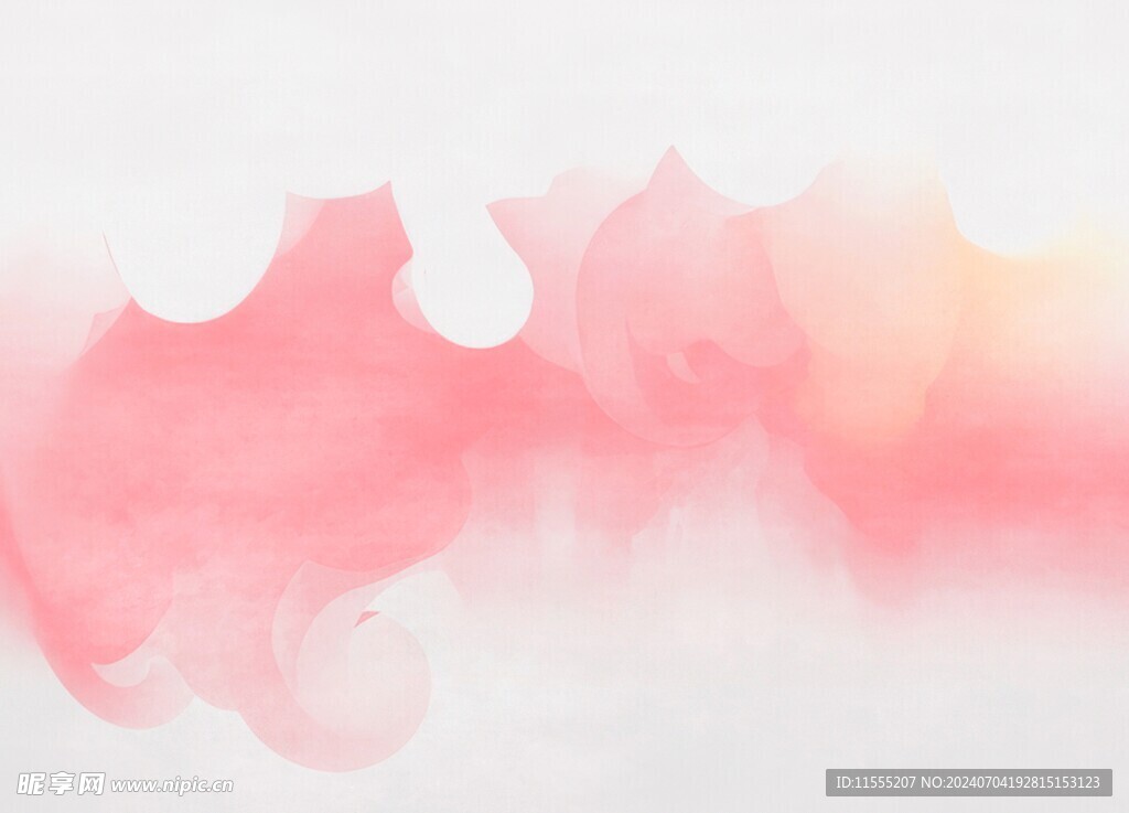 创意水彩抽象艺术画水彩晕染