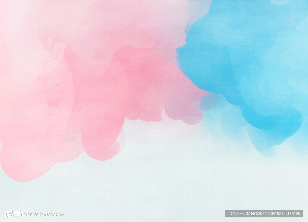 创意水彩抽象艺术画水彩晕染