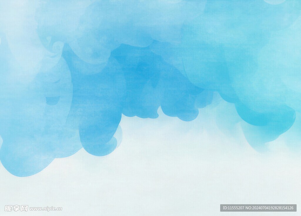 创意水彩抽象艺术画水彩晕染