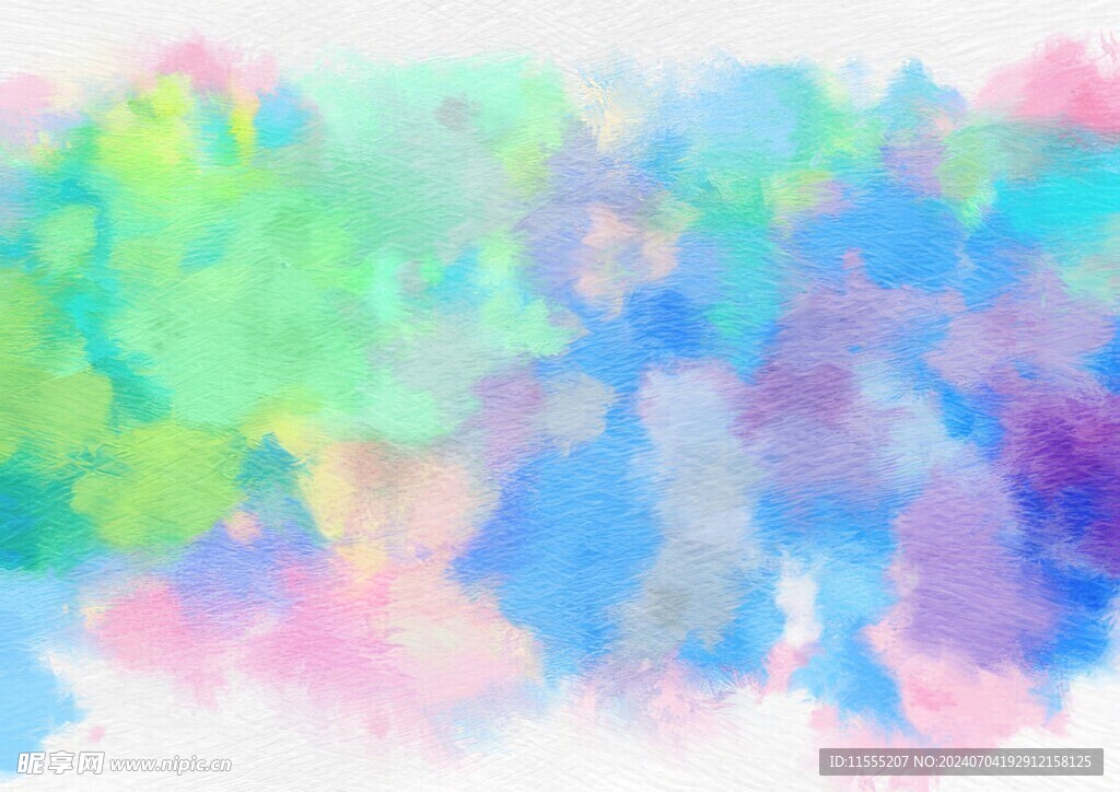 创意水彩抽象艺术画水彩晕染