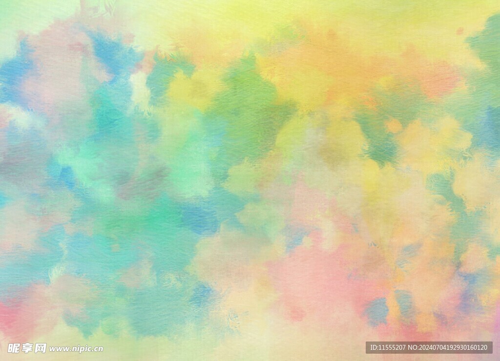 创意水彩抽象艺术画水彩晕染