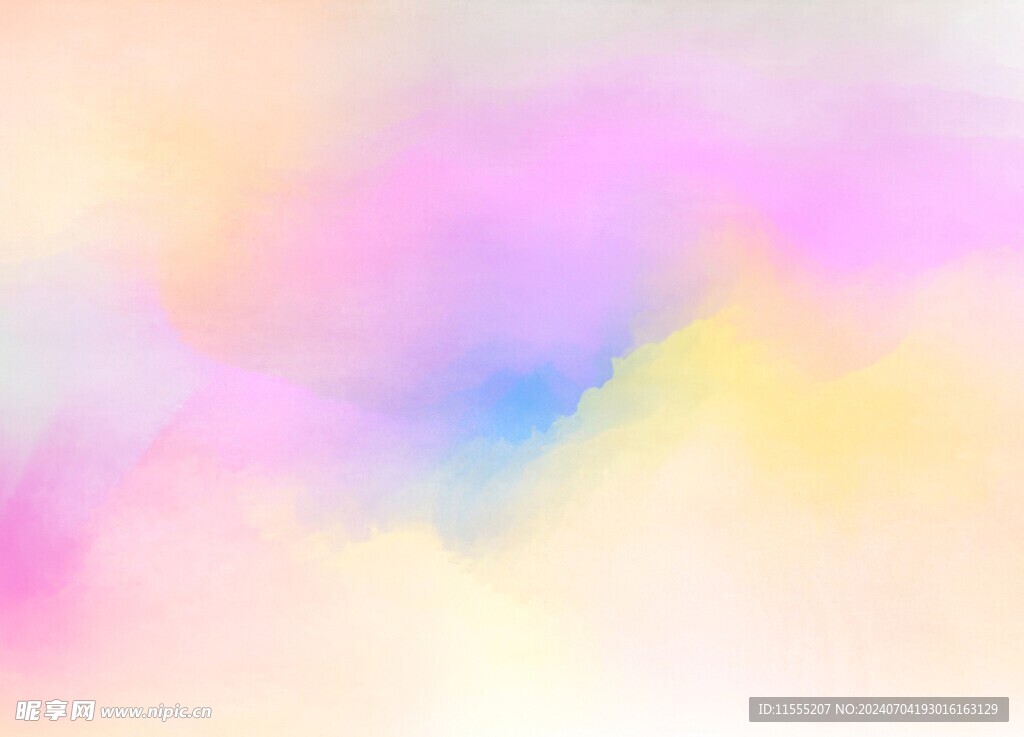 创意水彩抽象艺术画水彩晕染