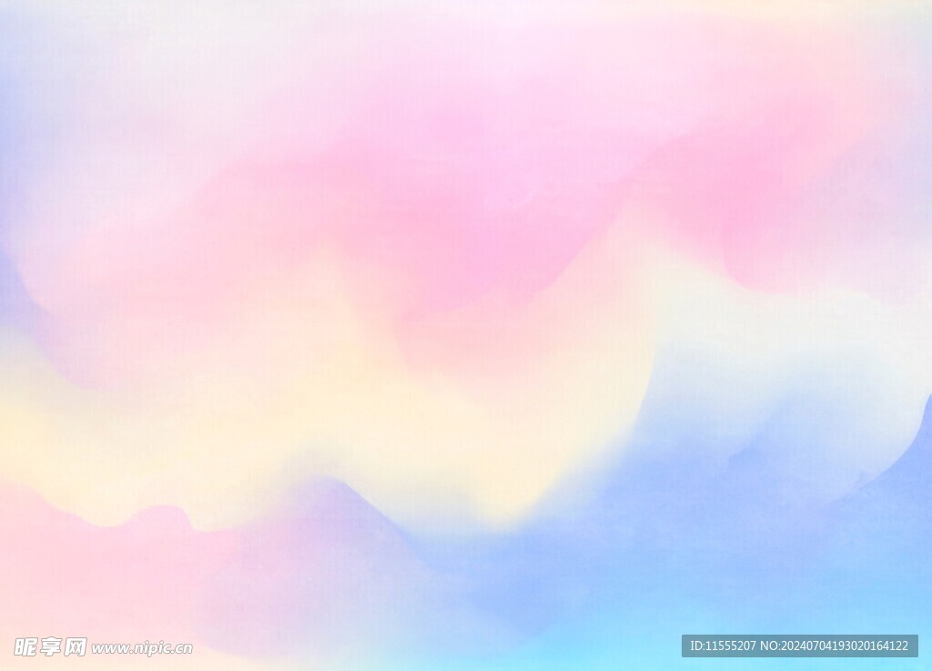 创意水彩抽象艺术画水彩晕染