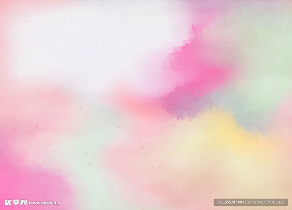 创意水彩抽象艺术画水彩晕染