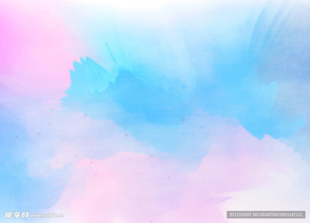创意水彩抽象艺术画水彩晕染