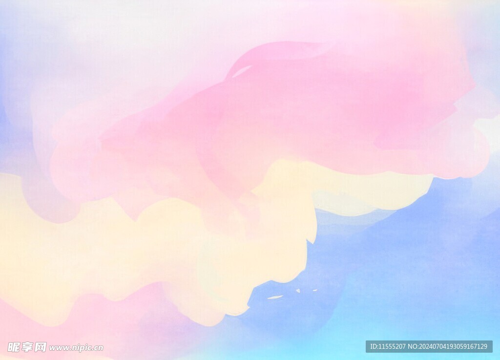 创意水彩抽象艺术画水彩晕染
