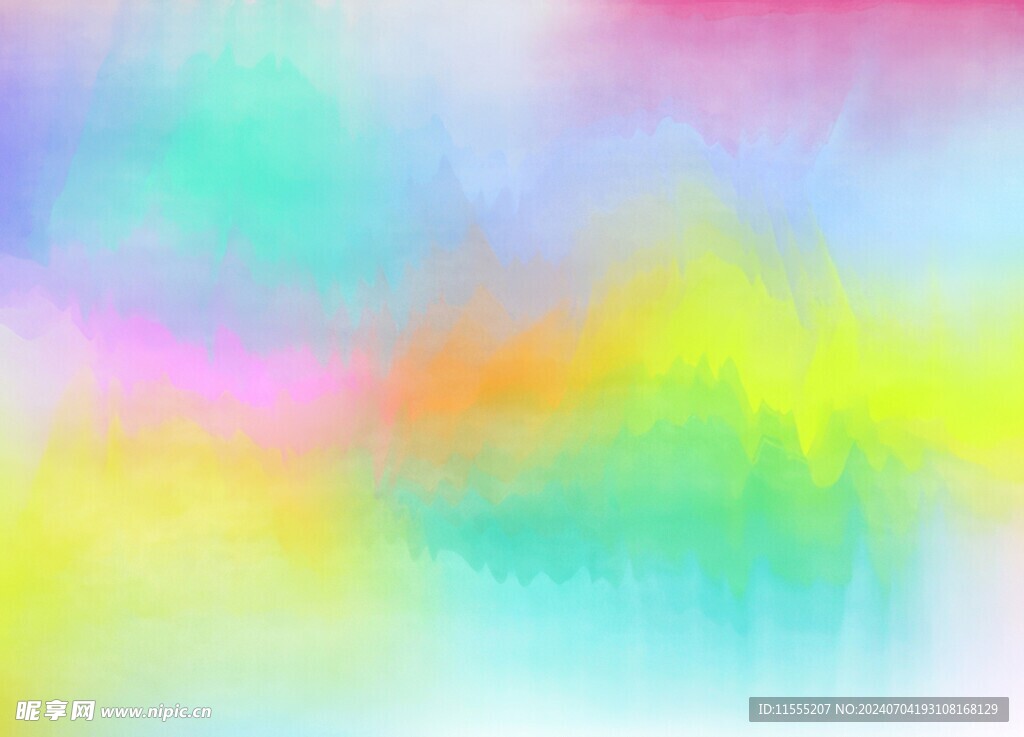 创意水彩抽象艺术画水彩晕染