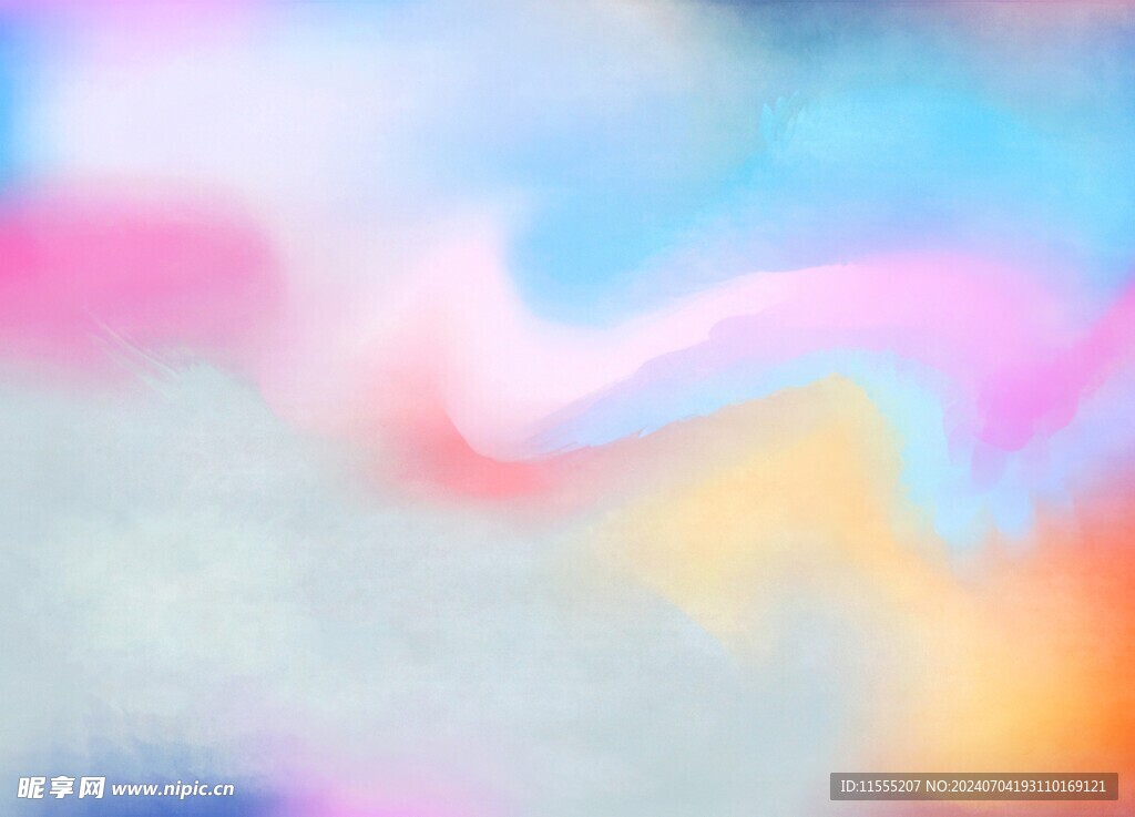 创意水彩抽象艺术画水彩晕染