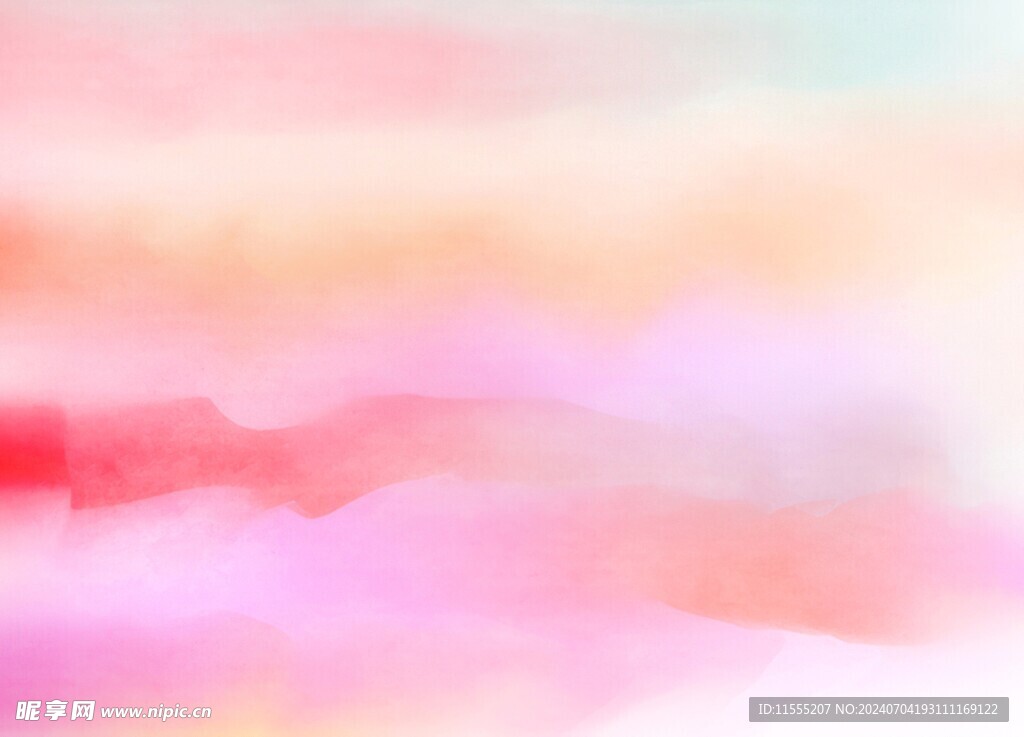 创意水彩抽象艺术画水彩晕染