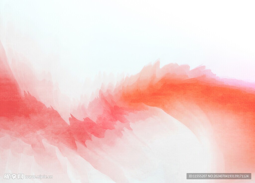 创意水彩抽象艺术画水彩晕染