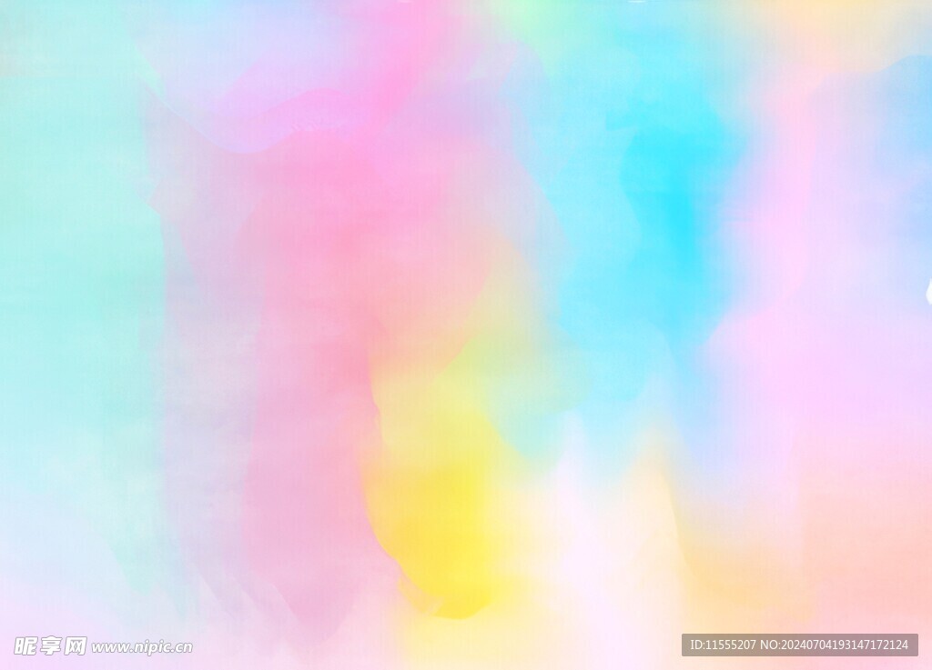 创意水彩抽象艺术画水彩晕染