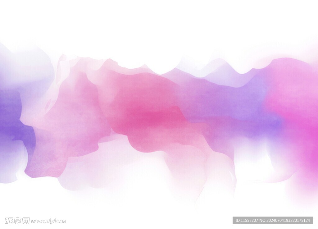 创意水彩抽象艺术画水彩晕染