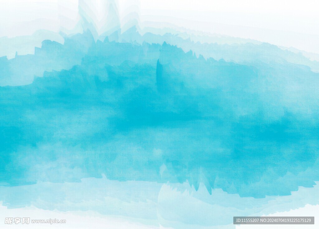 创意水彩抽象艺术画水彩晕染