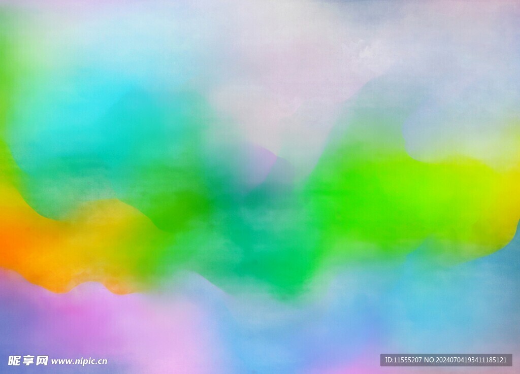 创意水彩抽象艺术画水彩晕染