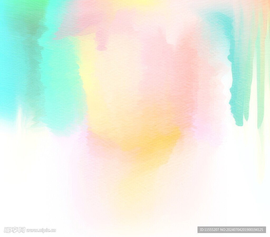 创意水彩抽象艺术画水彩晕染