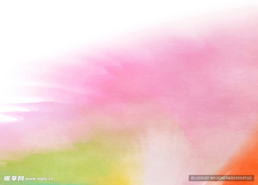 创意水彩抽象艺术画水彩晕染