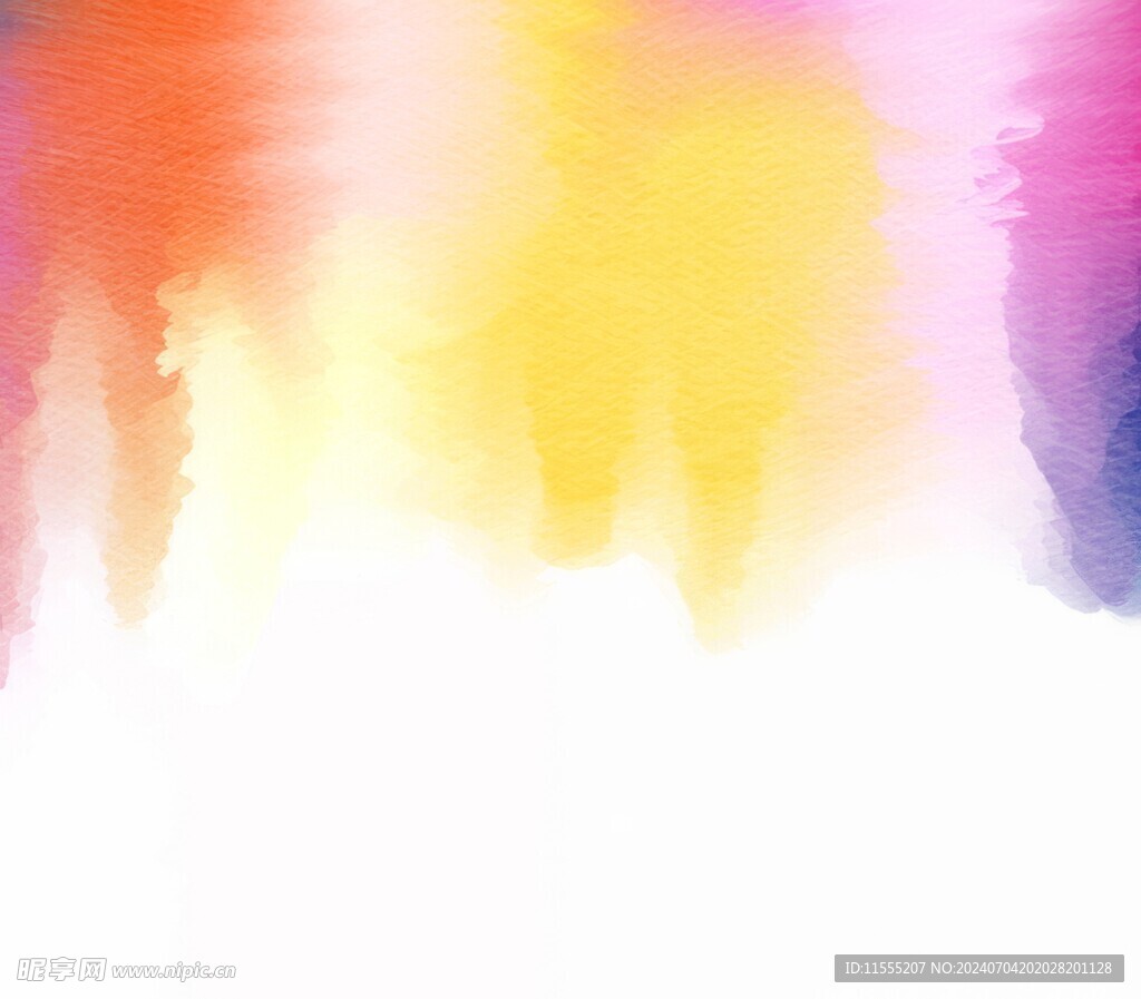 创意水彩抽象艺术画水彩晕染