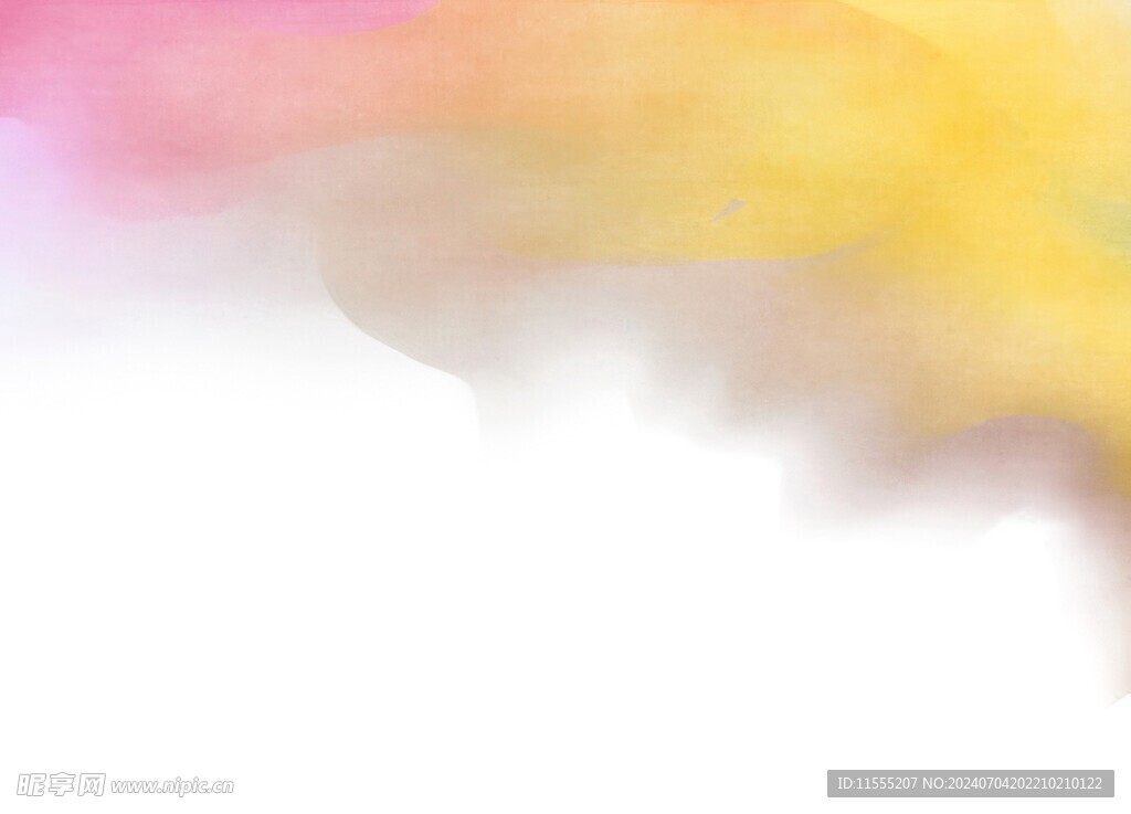 创意水彩抽象艺术画水彩晕染