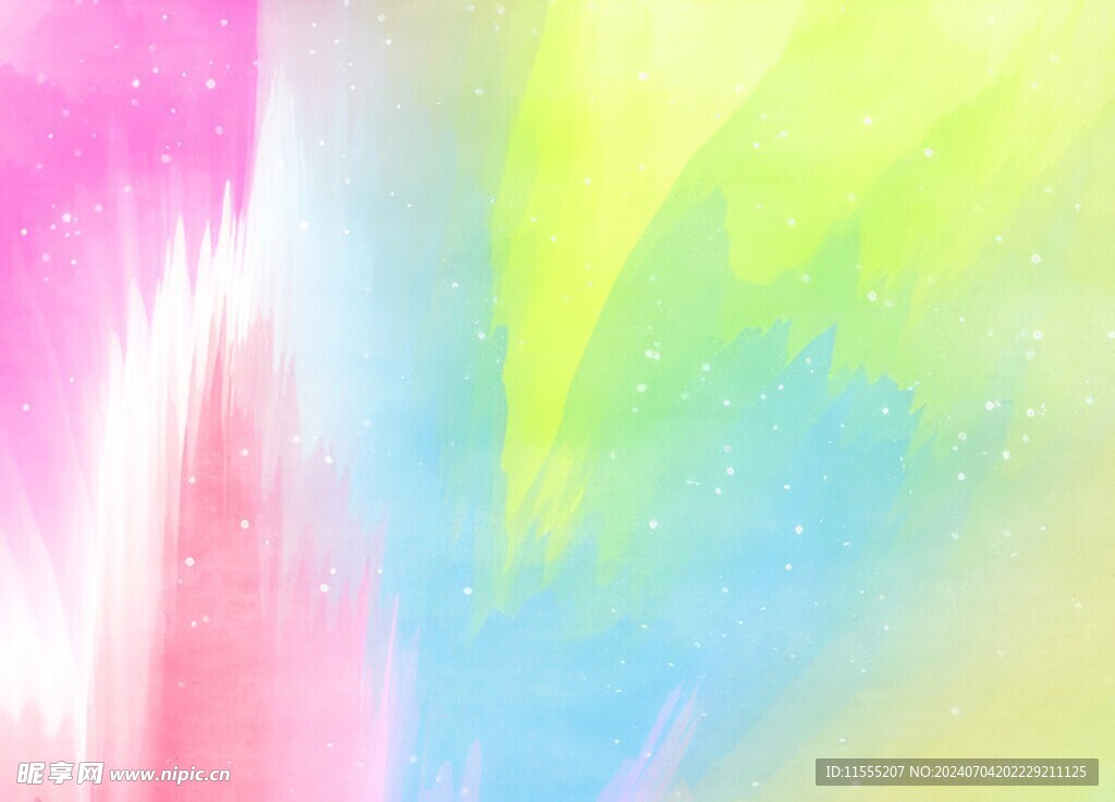 创意水彩抽象艺术画水彩晕染