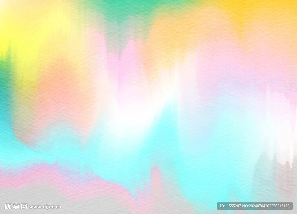 创意水彩抽象艺术画水彩晕染
