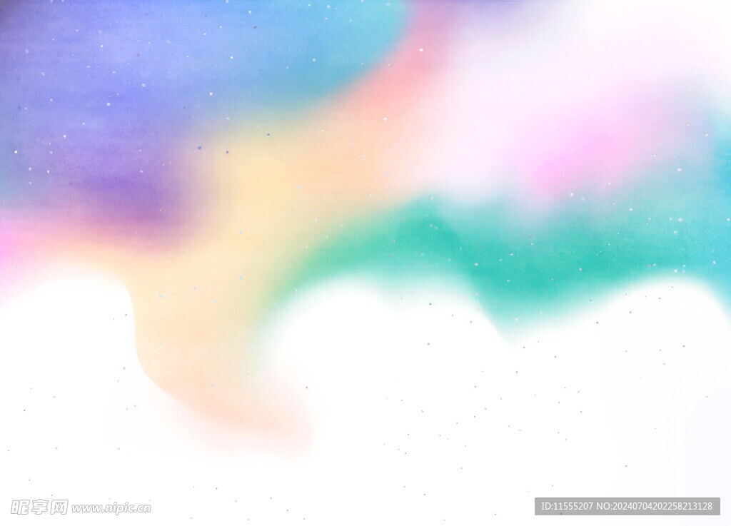 创意水彩抽象艺术画水彩晕染