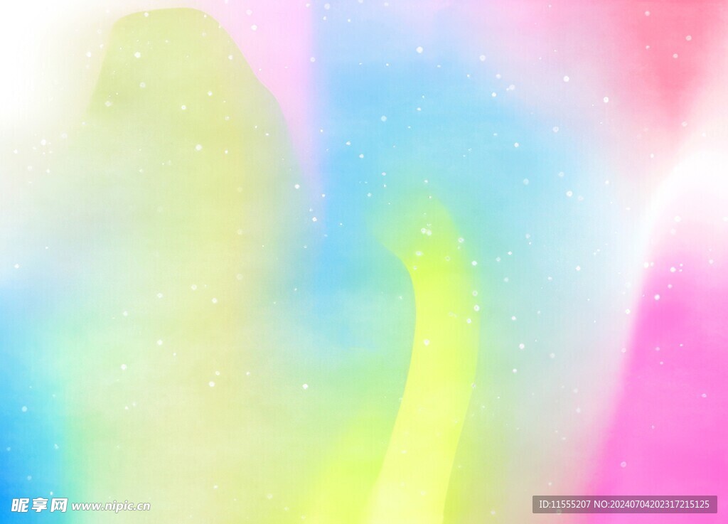 创意水彩抽象艺术画水彩晕染