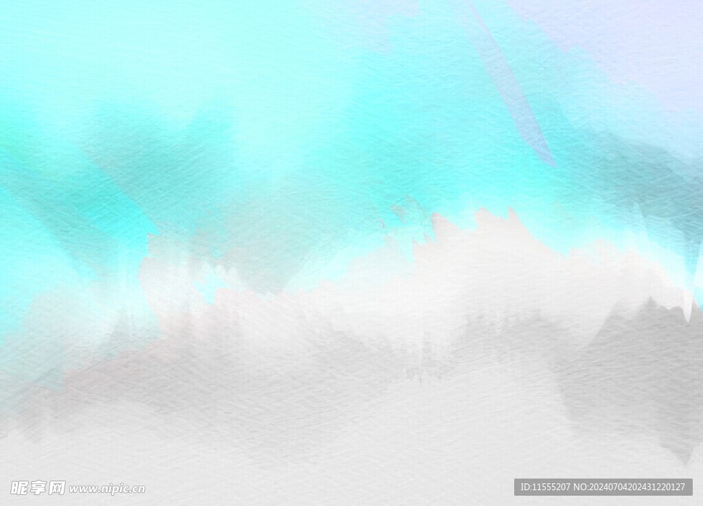创意水彩抽象艺术画水彩晕染