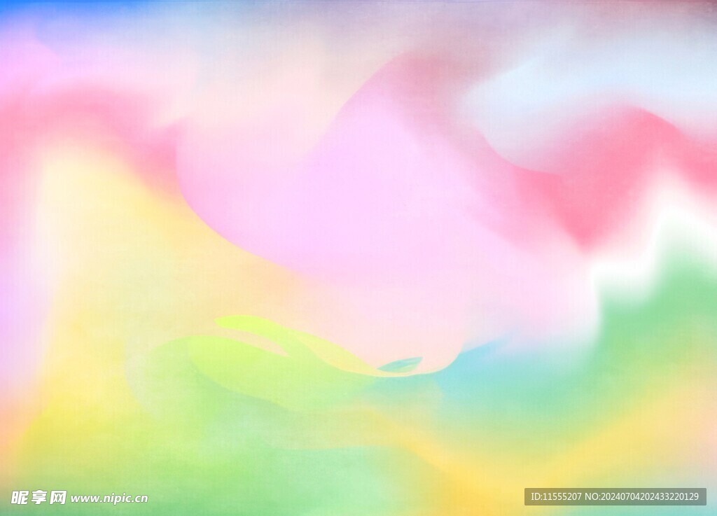 创意水彩抽象艺术画水彩晕染