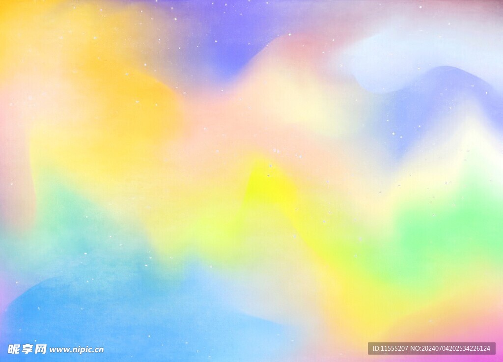 创意水彩抽象艺术画水彩晕染