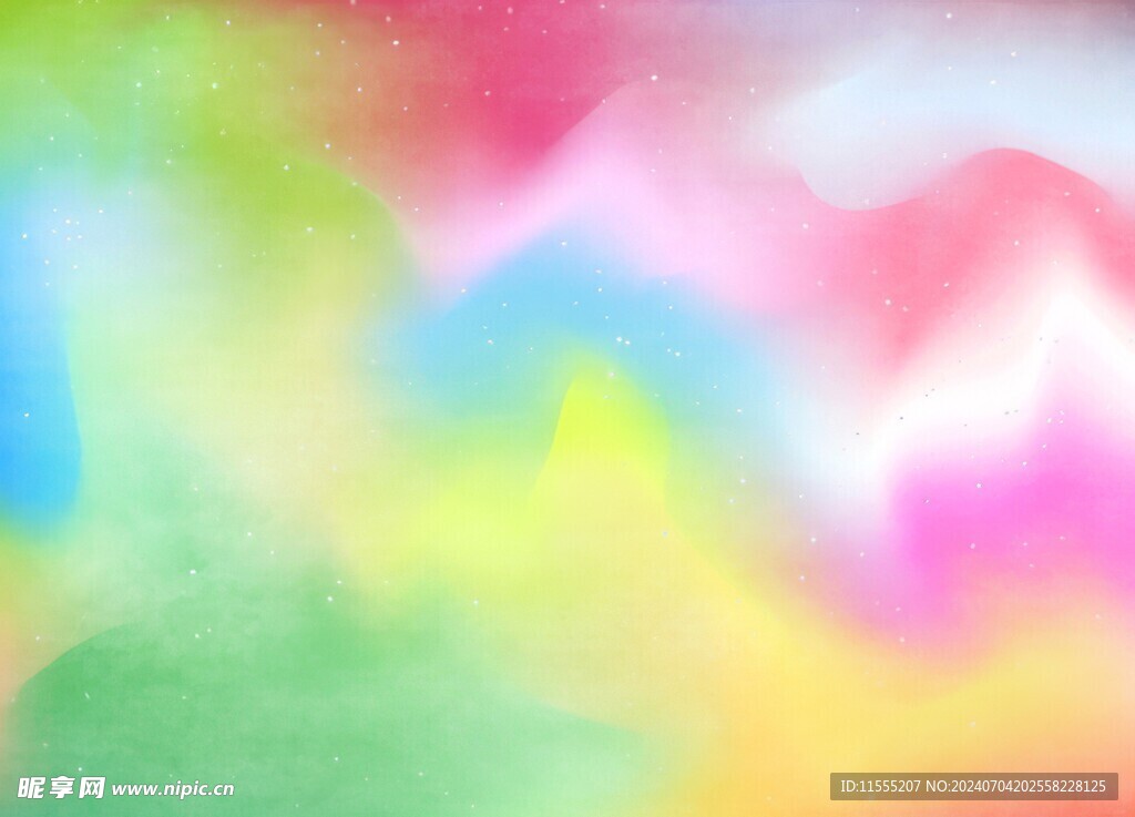 创意水彩抽象艺术画水彩晕染