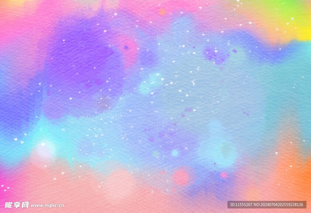 创意水彩抽象艺术画水彩晕染