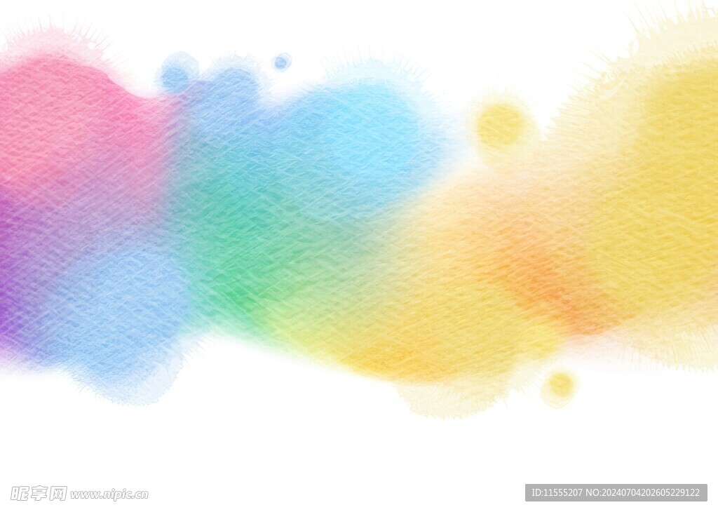创意水彩抽象艺术画水彩晕染