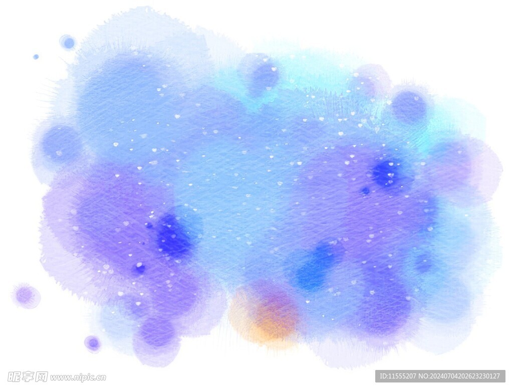 创意水彩抽象艺术画水彩晕染