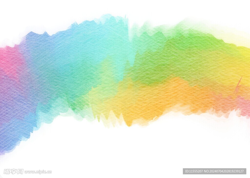 创意水彩抽象艺术画水彩晕染