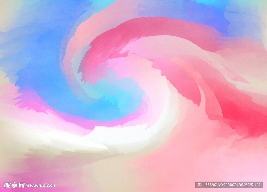 创意水彩抽象艺术画水彩晕染