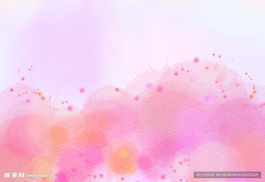 创意水彩抽象艺术画水彩晕染