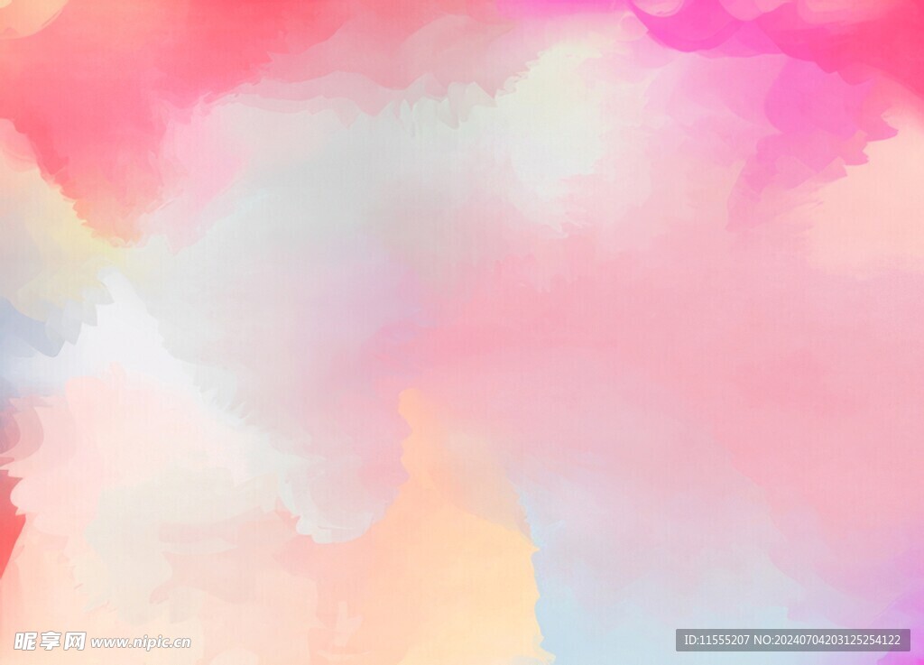 创意水彩抽象艺术画水彩晕染