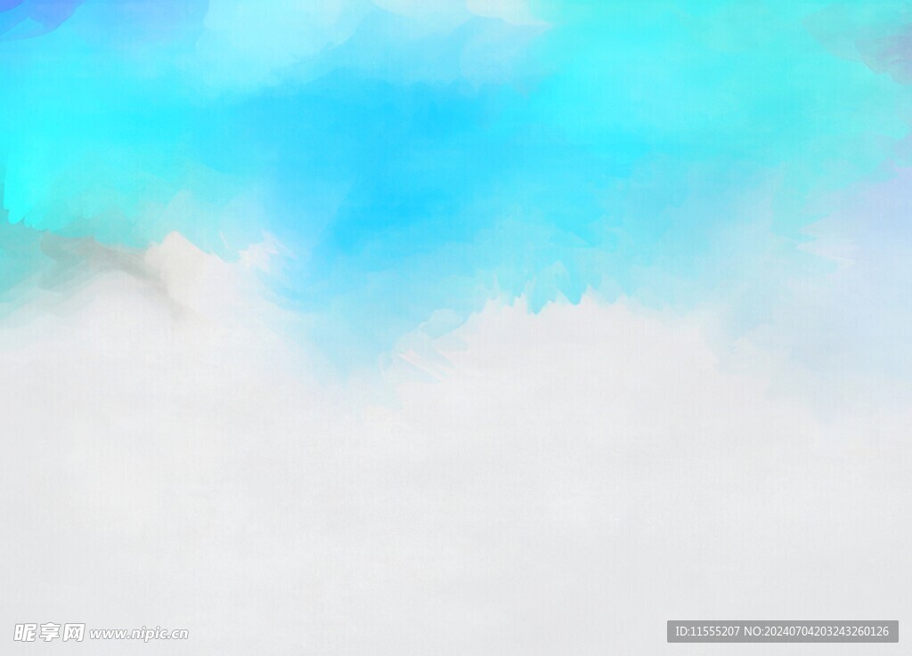 创意水彩抽象艺术画水彩晕染