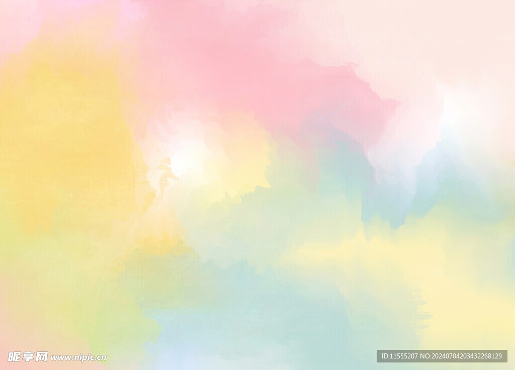 创意水彩抽象艺术画水彩晕染